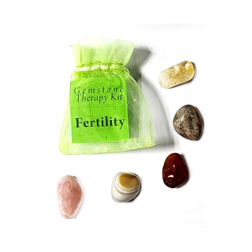 Kit de Terapia de Gemas para la Fertilidad - Aprovecha el Apoyo del Universo