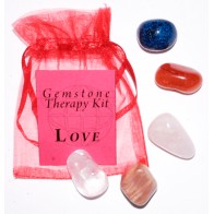 Kit de Terapia de Gemas del Amor para el Chakra del Corazón