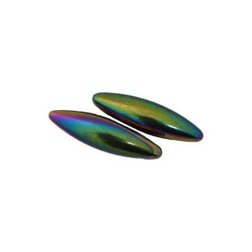 Set of 2 Rainbow Magnetic Hematite