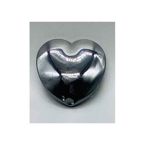 1 3/4 Inch Hematite Heart