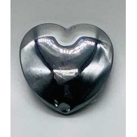 1 3/4 Inch Hematite Heart