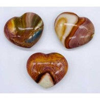 Polychrome Jasper Heart Stone