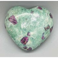 Corazón de Ruby Zoisite de 3\"