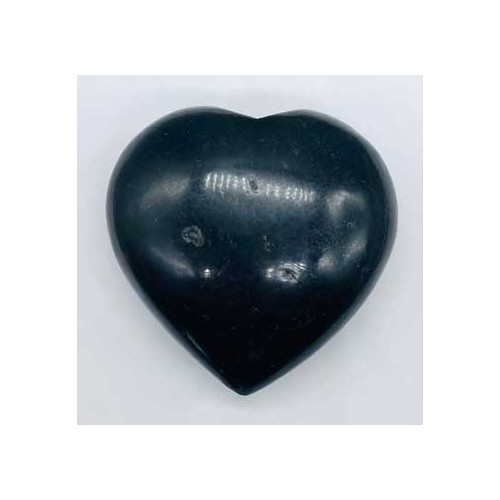 3 Inch Black Tourmaline Heart for Protection