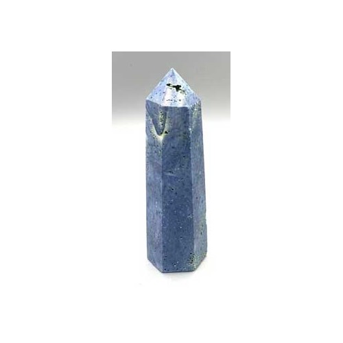 3+" Blue Stone Obelisk for Decor