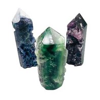 1-Side Obelisk Fluorite (0.7-1.2 lbs)