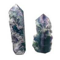 1.2-1.7# Natural Fluorite Obelisk for Healing