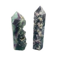 Natural Fluorite One-Sided Obelisk 1.7-2.5lbs