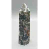 3+" Sea Sediment Jasper Obelisk