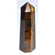 Tiger Eye Obelisk for Grounding Energy