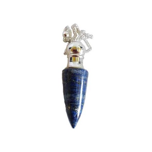 Lapis Chambered Healing Pendulum