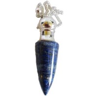 Lapis Chambered Healing Pendulum