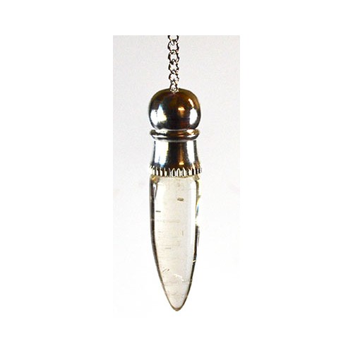 Chambered Quartz Pendulum for Intuitive Readings