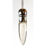 Chambered Quartz Pendulum for Intuitive Readings