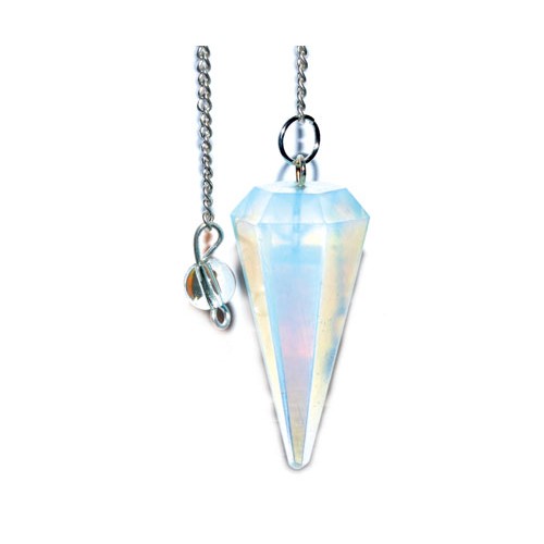 6-sided Opalite Pendulum for Enhanced Psychic Ability