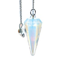 6-sided Opalite Pendulum for Enhanced Psychic Ability