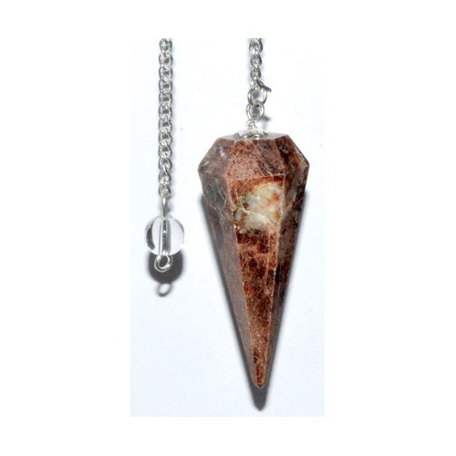 6-sided Garnet Pendulum