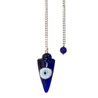 Glass Evil Eye Pendulum