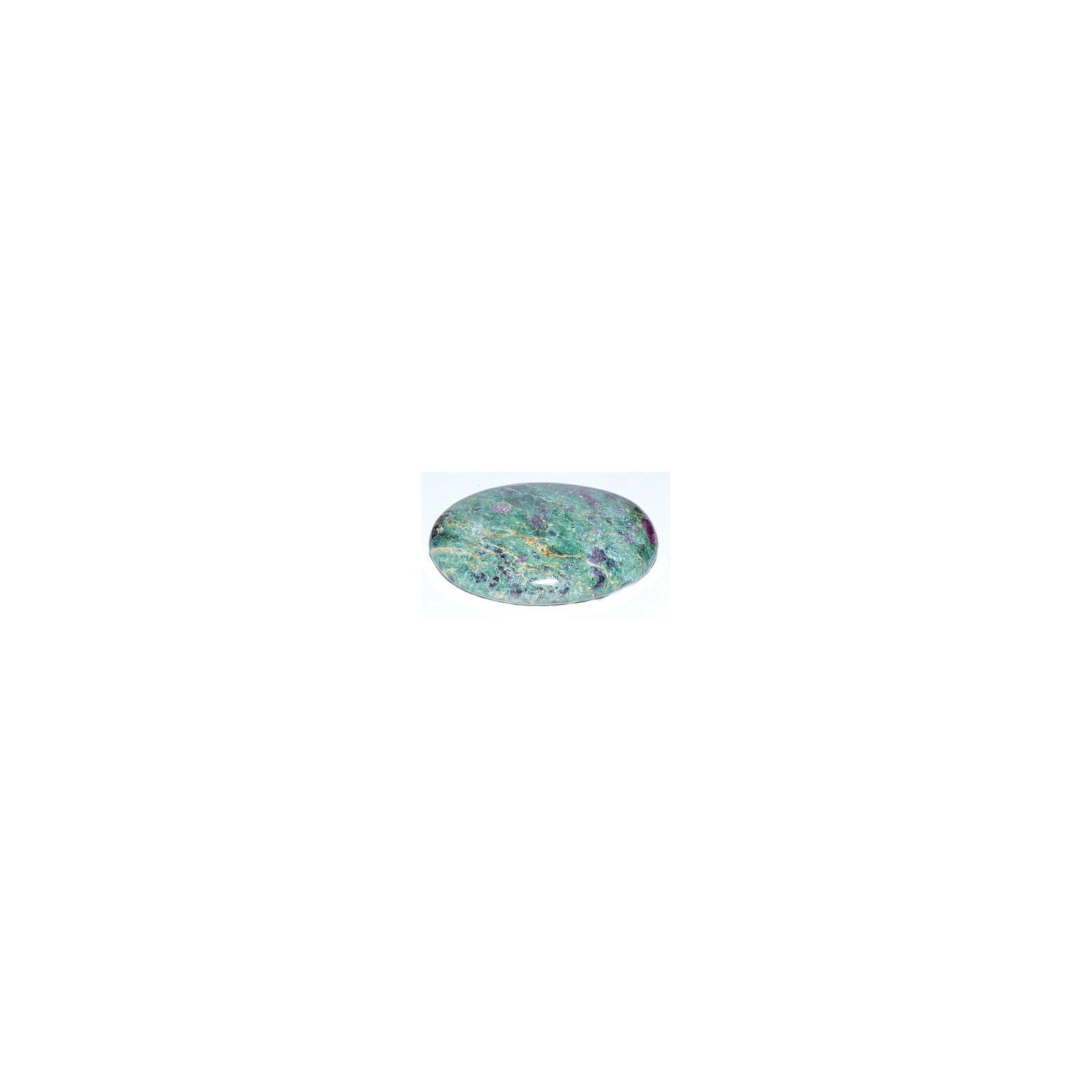 Ruby Zoisite Palm Stone for Healing