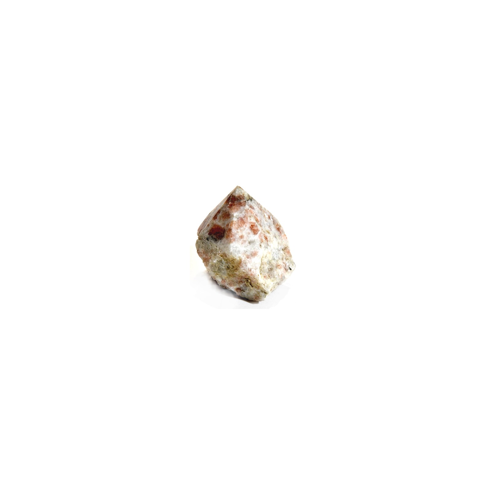 Polished Sunstone Top Point for Energy Healing