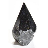 Polished Black Tourmaline Energy Point