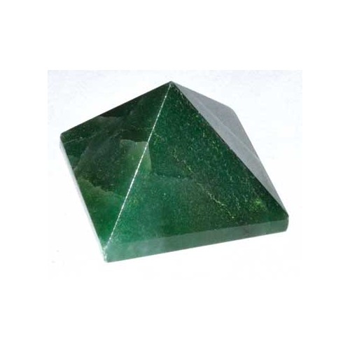 Emerald Fuchsite Pyramid 25-30mm for Heart Chakra