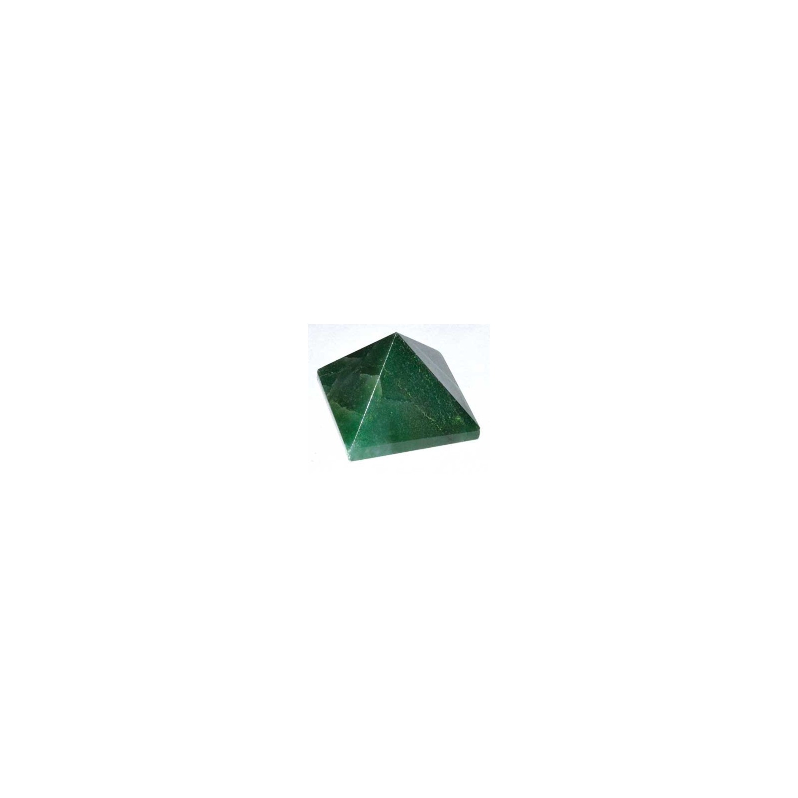 Emerald Fuchsite Pyramid 25-30mm for Heart Chakra