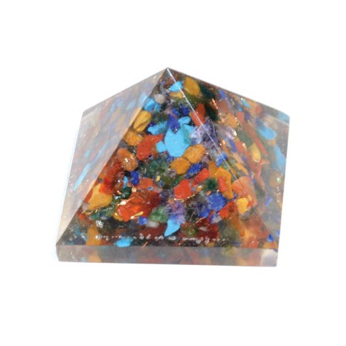 Orgone Mixed Stone Pyramid 25-30mm