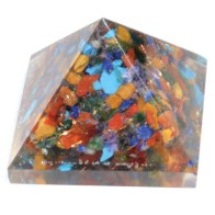 Orgone Mixed Stone Pyramid 25-30mm