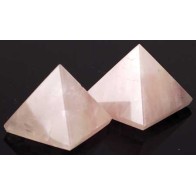 Rose Quartz Pyramid for Crystal Healing