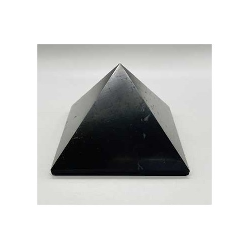 Pirámide de Shungite de 100mm para Sanación