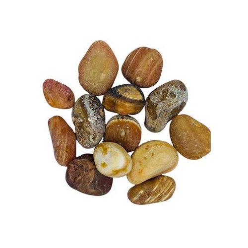 1lb Natural Agate Pebbles for Emotional Balance