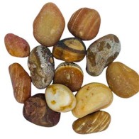 1lb Natural Agate Pebbles for Emotional Balance