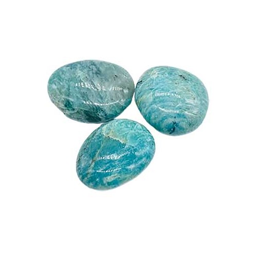 1 lb Polished Amazonite Pebbles for Healing