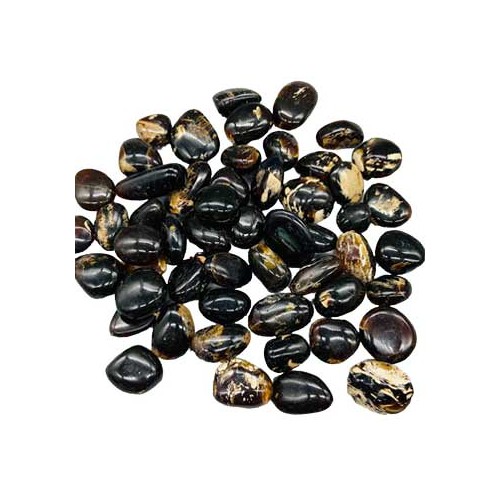 Piedras Tumbled de Ámbar Zebra 1 lb para Sanación