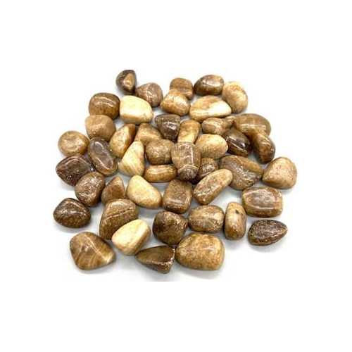 1 lb Piedras Tumbled de Aragonita para Arraigo