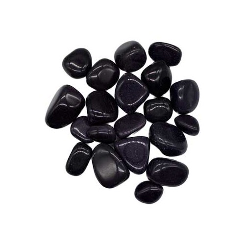 1 lb Blue Goldstone Tumbled Stones for Energy Work