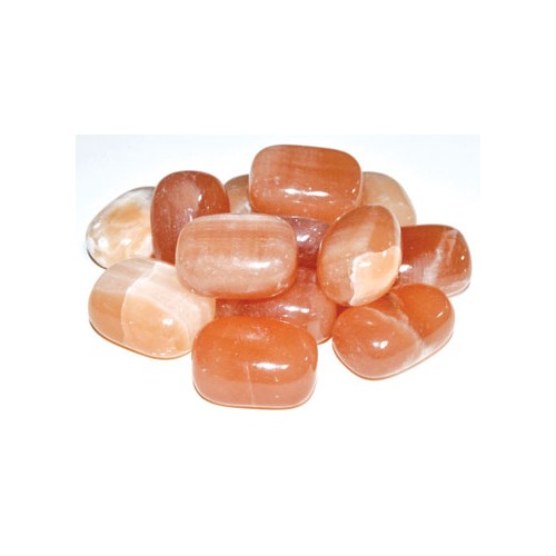 1 lb Honey Calcite Tumbled Stones for Emotional Healing