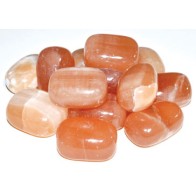 Piedras Tumbadas de Calcita Miel 1 lb para Sanación Emocional