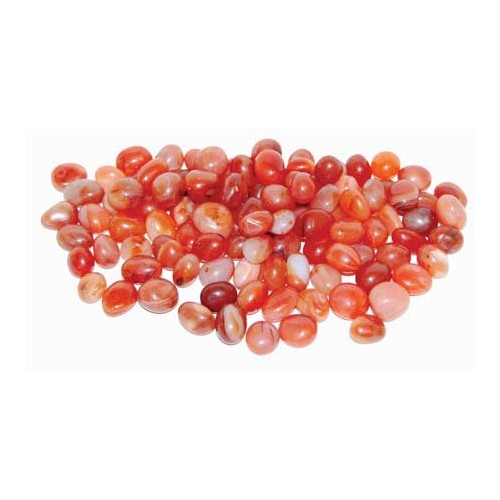 Piedras Tumbled de Cuarzo Carneliana 1 lb para Sanación