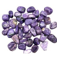 1 lb Charoite Tumbled Stones for Spiritual Balance