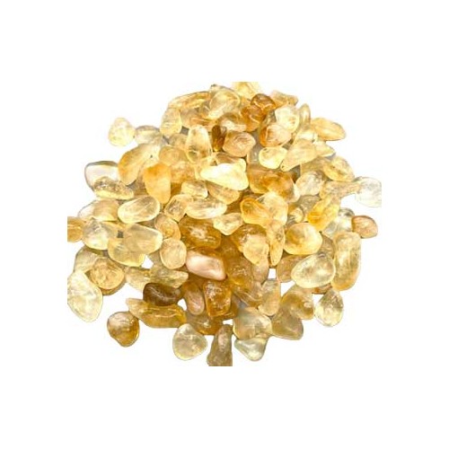 1 lb Citrine Tumbled Stones for Abundance