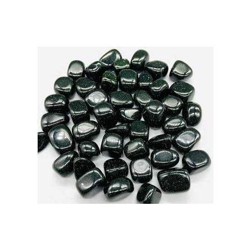 1 lb Green Goldstone Tumbled Stones