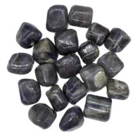 1 lb Tumbled Iolite Stones for Balance and Clarity