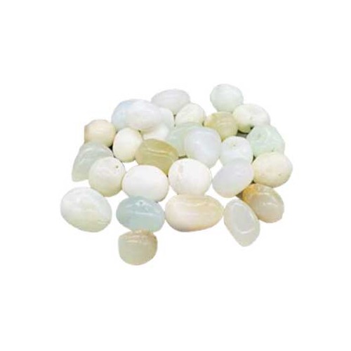 1 lb White Jade Tumbled Stones for Healing