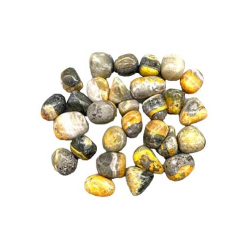 Piedras Tumbled de Jasper Bumble Bee 1 lb