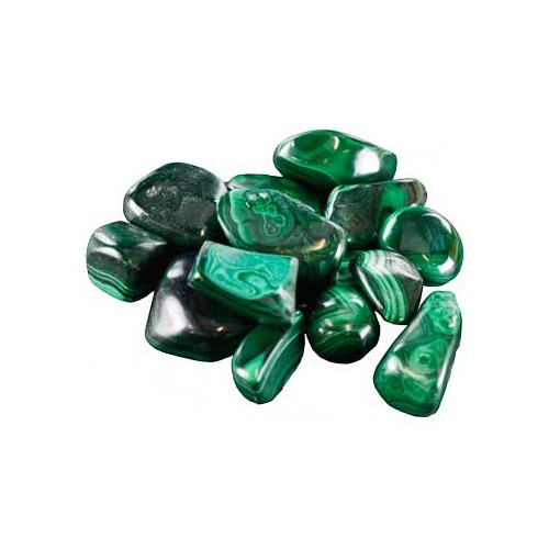 1 lb Malachite Tumbled Stones