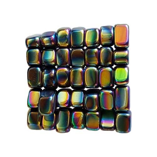 1 lb Hematite Rainbow Magnetic Stones