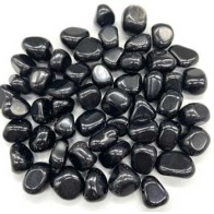 Black Obsidian Tumbled Stones for Grounding