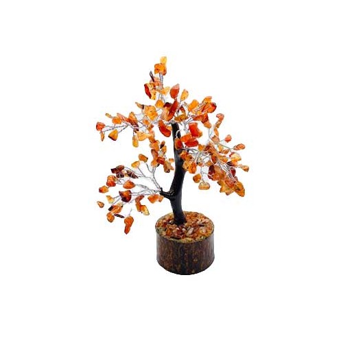 Carnelian Gemstone Tree for Focus